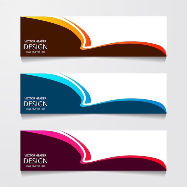 Abstrakte geometrische design-banner-web-vorlage vektor-illustration