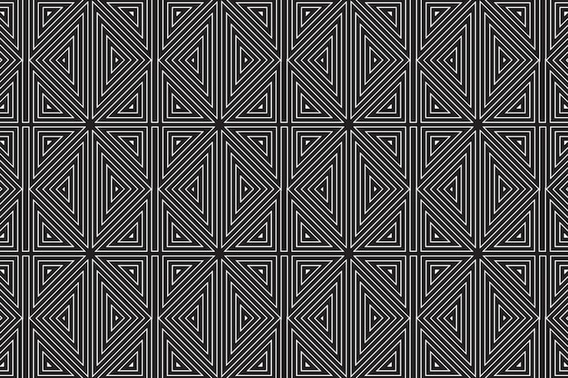 Abstrakte geometrische Linien Muster