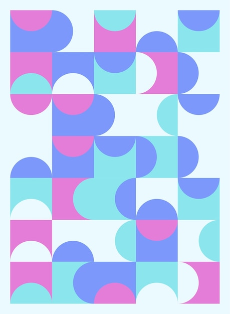 Abstrakte geometrische poster-cover-flyer-designs vektor-illustration