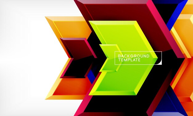 Abstrakte glänzende Techno-Pfeile Hintergrund