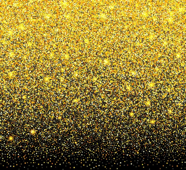Abstrakte goldene Glitzerhintergrund-Vektorillustration