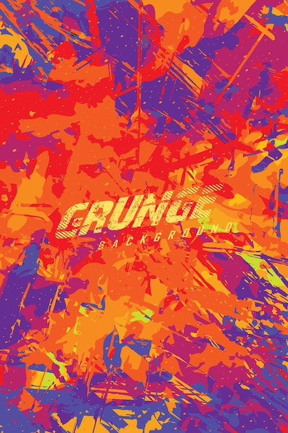 Abstrakte Grunge-Hintergrund-Farbexplosion für Trikot-Team-Rennsport-Radsport-Fußball-Spiele