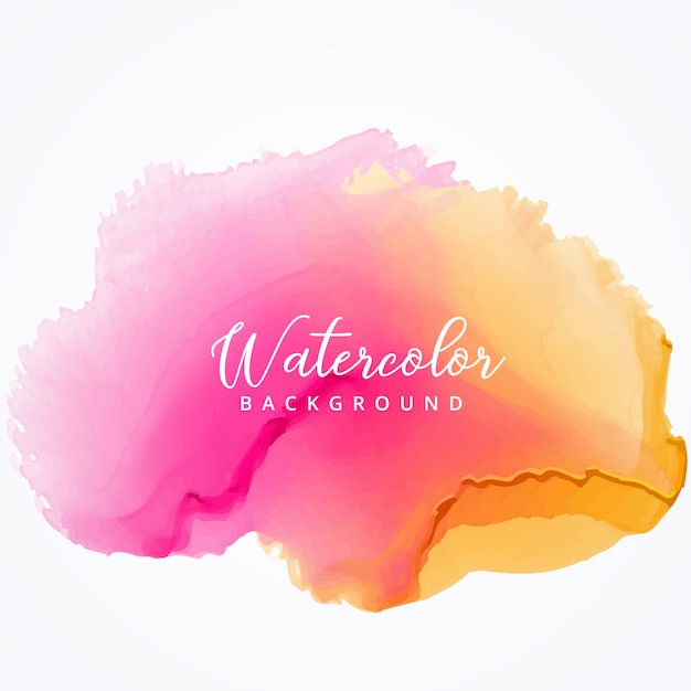 Vektor abstrakte helle bunte aquarell farbe effekt hintergrund