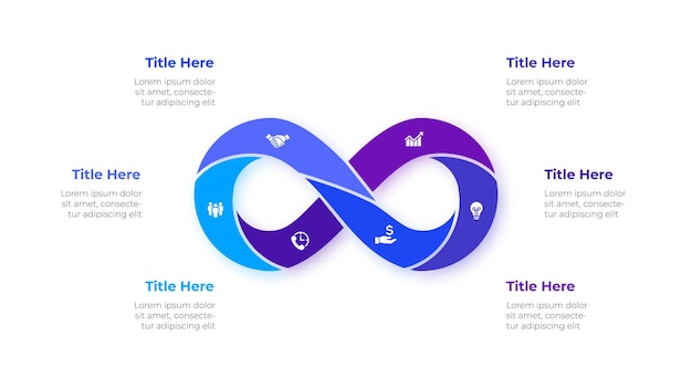 Abstrakte Infografiken Nummer Optionen Vorlage Vektorillustration