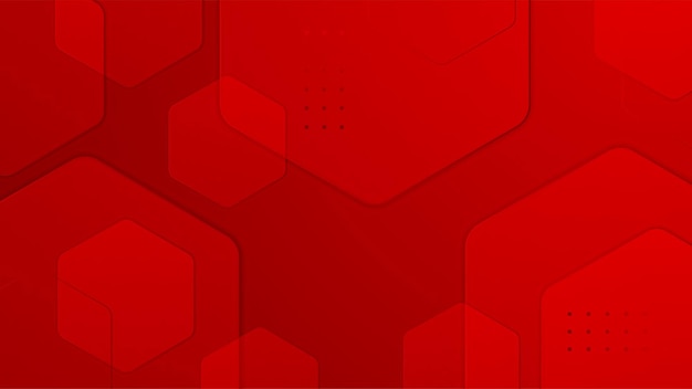Abstrakte Linienmustertechnologie auf rotem Hintergrund mit Farbverläufen