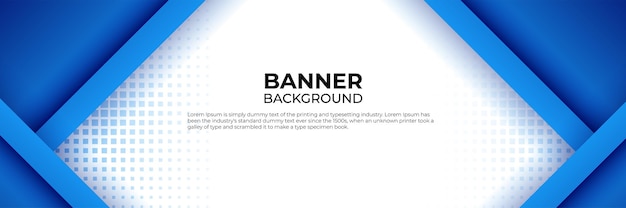 Abstrakte moderne blaue Technologie Banner Design Web Template Set. Horizontales Header-Webbanner. Vektor abstrakte Grafik-Design-Banner-Muster-Hintergrund-Vorlage.