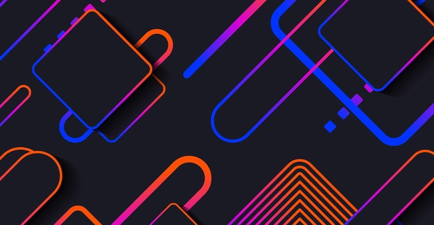 Abstrakte moderne minimale geometrische Form hintergrund mit Gradient