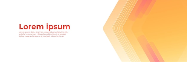 Abstrakte moderne orange Banner-Design-Web-Vorlage-Set. Horizontales Header-Webbanner. Vektor abstrakte Grafik-Design-Banner-Muster-Hintergrund-Vorlage.
