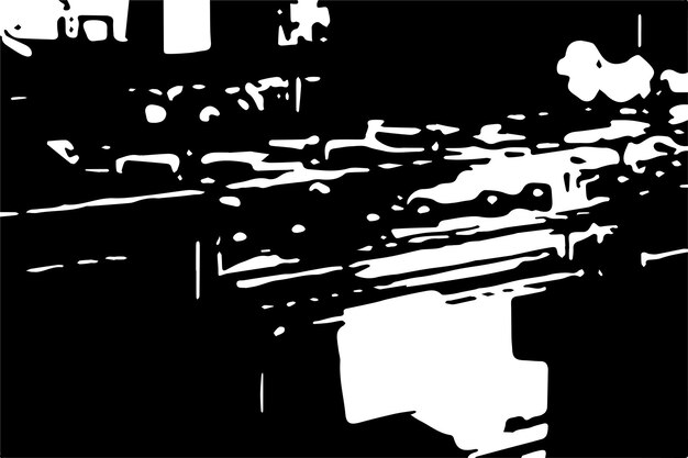 abstrakte monochrome Textur, schwarz-weißer Texturhintergrund mit schwarzen Flecken oder Flecken