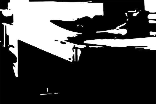 abstrakte monochrome Textur, schwarz-weißer Texturhintergrund mit schwarzen Flecken oder Flecken