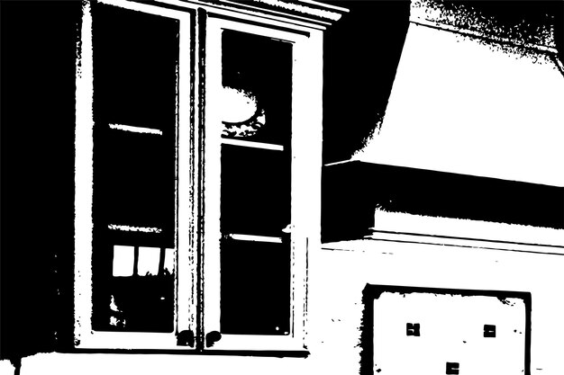 abstrakte monochrome Textur, schwarz-weißer Texturhintergrund mit schwarzen Flecken oder Flecken