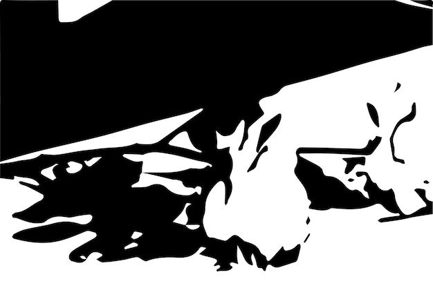 abstrakte monochrome Textur, schwarz-weißer Texturhintergrund mit schwarzen Flecken oder Flecken