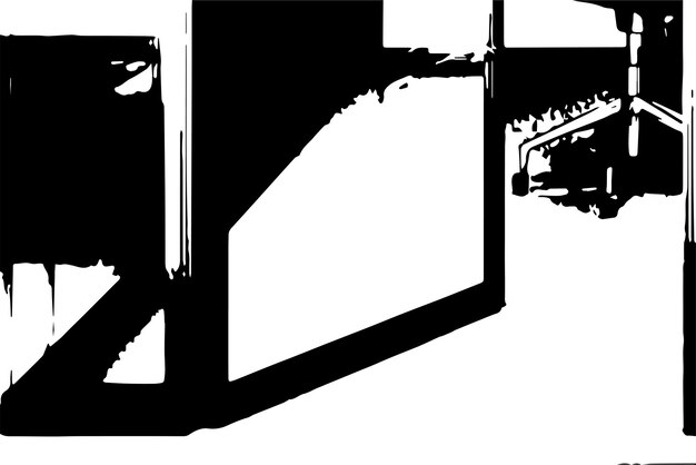 abstrakte monochrome Textur, schwarz-weißer Texturhintergrund mit schwarzen Flecken oder Flecken