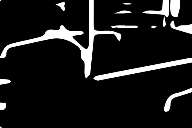 abstrakte monochrome Textur, schwarz-weißer Texturhintergrund mit schwarzen Flecken oder Flecken