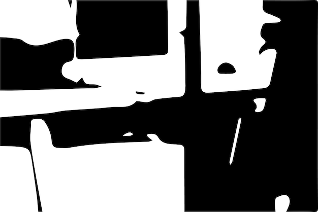 abstrakte monochrome Textur, schwarz-weißer Texturhintergrund mit schwarzen Flecken oder Flecken
