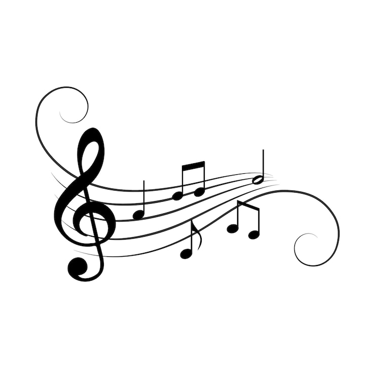 Abstrakte Musik Hintergrund kostenlos zum Download