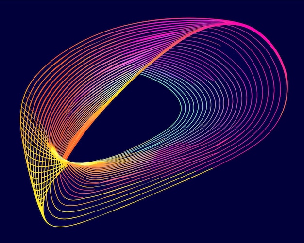 abstrakte Neonlinie Hintergrund geometrisch futuristisch farbenfrohe wunderschön erstaunlich unwirklich