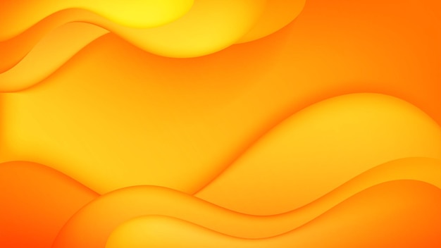 Abstrakte orange-gelbe Hintergrund mit welligen Formen geeignet für Website-Flyer Poster