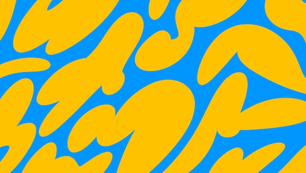 Abstrakte organische Form Hintergrund Doodle handgezeichneter Hintergrund