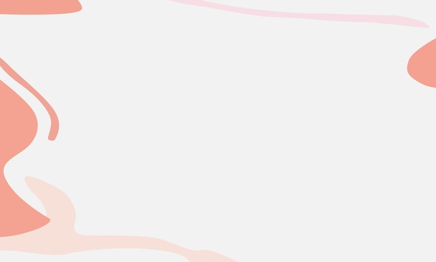 Abstrakte Pastellkomposition mit weichen Kurven