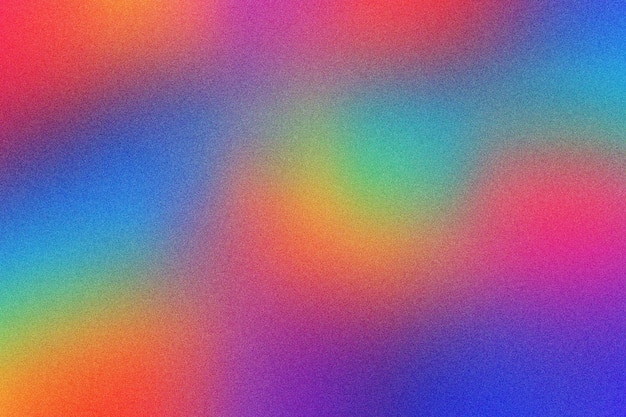 Abstrakte prismatische Chroma-Gradient-Collage-Vielfarbige Kunst