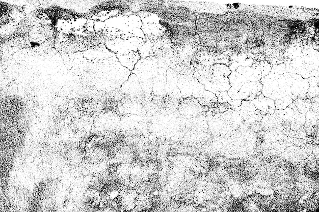 Vektor abstrakte raue grunge-textur einer verwitterten wand, vektorillustration einer monochromen grunge-textur