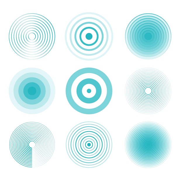 Abstrakte Ringe Schallwelle, Identifikationsprozess.