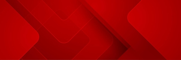 Abstrakte rote deometrische Banner-Design-Hintergrund