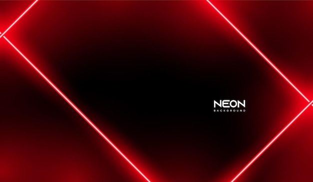 abstrakte rote linien neonlicht mit rauchhintergrund