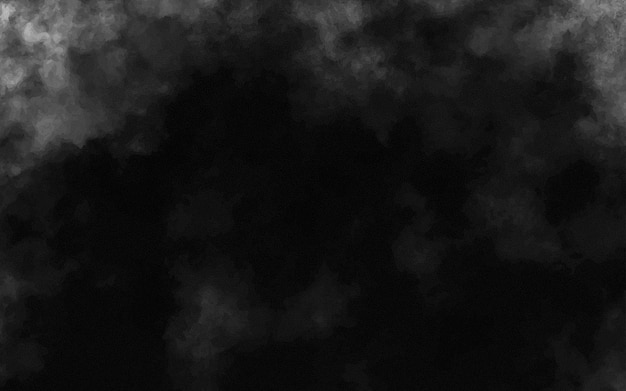 Abstrakte schwarz-weiße realistische Rauchwolken mit Schattenüberlagerungseffekt Hintergrund Mysterium dunkler Hintergrund mit gruseligem weißem Licht und Nebel Vektor-Illustration von rauchigem Nebel giftigem Dampf auf dem Boden