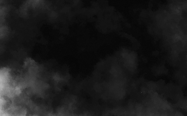 Abstrakte schwarz-weiße realistische Rauchwolken mit Schattenüberlagerungseffekt Hintergrund Mysterium dunkler Hintergrund mit gruseligem weißem Licht und Nebel Vektor-Illustration von rauchigem Nebel giftigem Dampf auf dem Boden