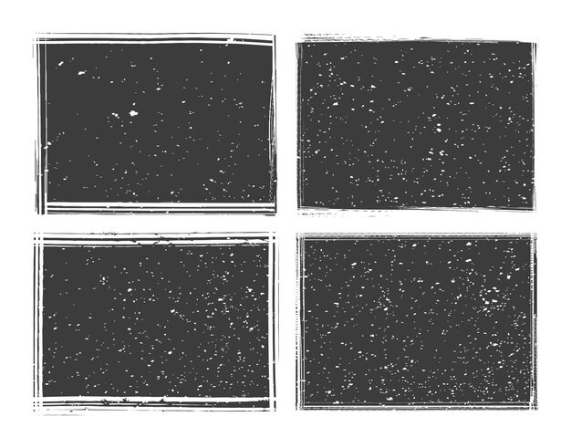 Abstrakte schwarze Grunge-Rahmen