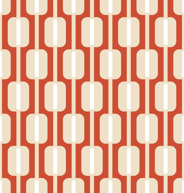 Abstrakte Streifen Quadrate Retro Monochrome nahtlose Vektormuster trendige Modefarben perfekt