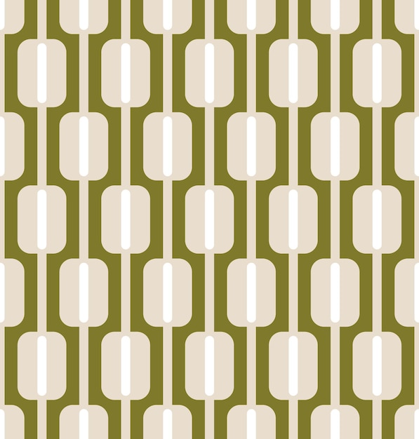 Abstrakte Streifen Quadrate Retro Monochrome nahtlose Vektormuster trendige Modefarben perfekt