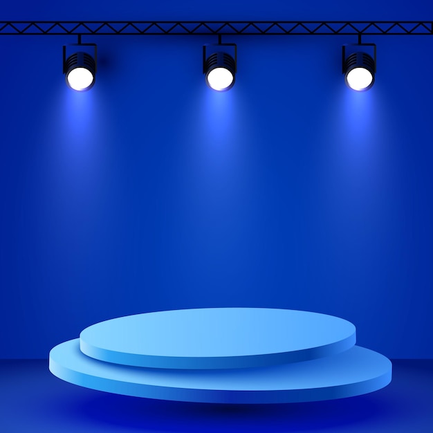 Abstrakte Szene Hintergrund Produktpräsentation Attrappe Show kosmetisches Produkt Podium Bühnenpodest oder Plattform Vektorillustration