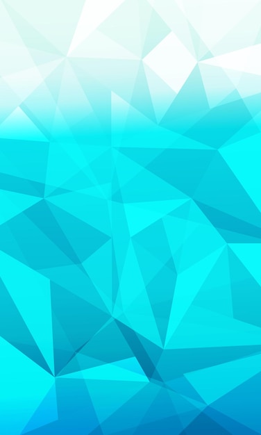 Abstrakte Tapeten mit niedrigem Poly-Dreieck-Muster mit blauem Gradient