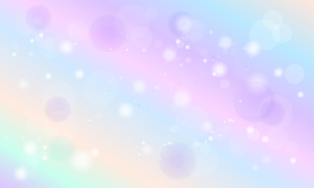 Abstrakte Vektor-Bokeh-Pastel-Gradient-Hintergrund