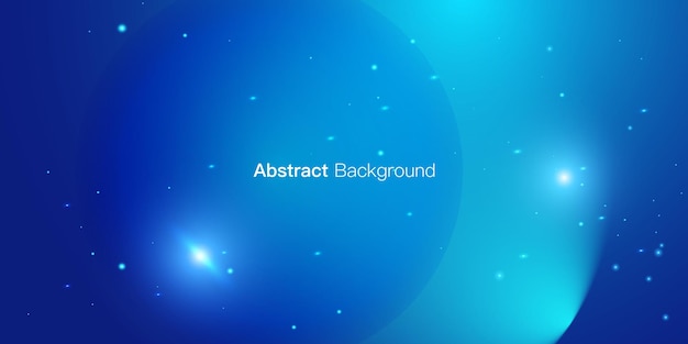 Abstrakte Vektorillustration mit blauem Hintergrund