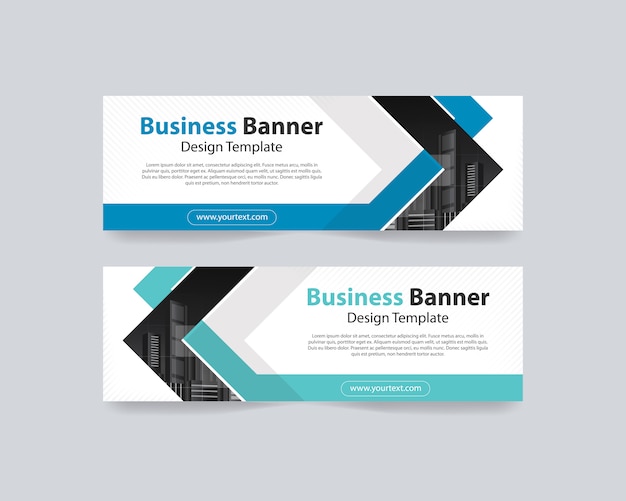 Abstrakte web-banner-design-vorlage