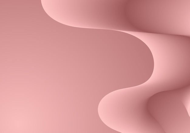 Abstrakte weiche Farbflüssigkeitswelle. Duotone geometrische Kompositionen mit 3D-Flussform mit Farbverlauf.