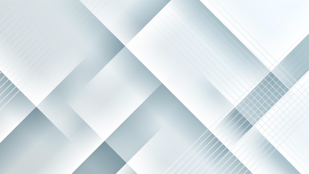Abstrakte weiße geometrische Form mit futuristischem Konzepthintergrund