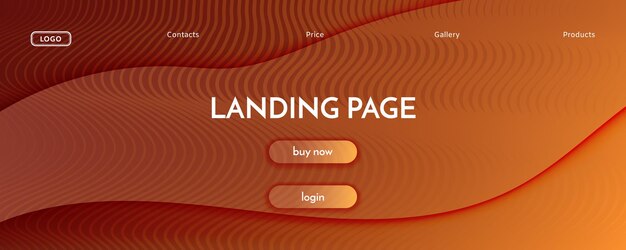 Abstrakte Wellenformen und Linien des Website-Hintergrunddesigns