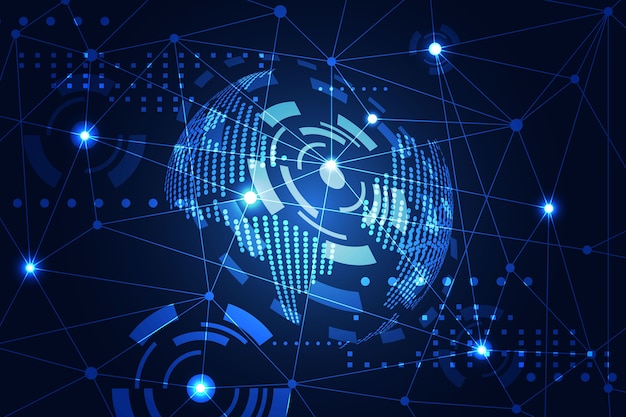 abstrakte Welt digital