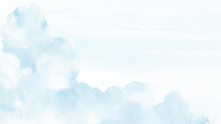 Abstrakter Aquarellhintergrund des blauen Himmels.
