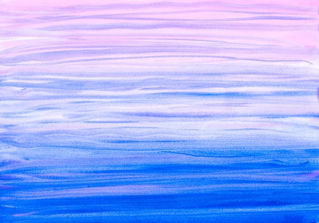 Abstrakter Aquarellhintergrund von Meereswellen in blauer Farbe