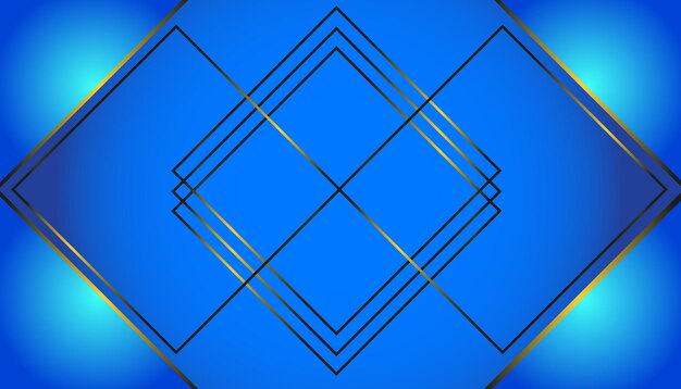 Abstrakter blauer farbhintergrund dynamische komposition einfacher formen