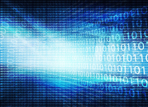 Abstrakter blauer Hintergrund mit Zahlen