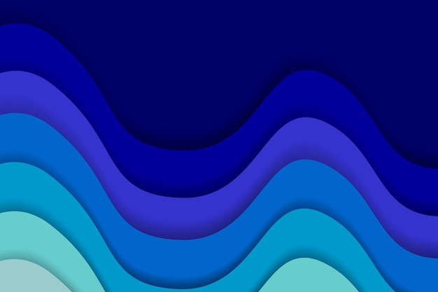 Abstrakter blauer Hintergrund und Kurvenformhintergrund mit Kopienraum für Designvektor