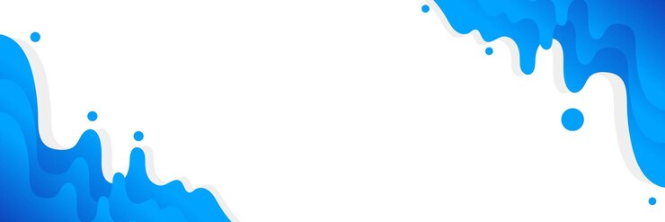 Vektor abstrakter blauer moderner hintergrund. buntes vorlagenbanner mit blauem farbverlauf. design mit flüssigkeit