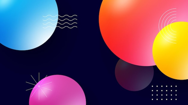 Abstrakter blauer roter schwarzer 3D-weißer bunter quadratischer Hintergrund Vektor abstrakte Grafikdesign-Bannermuster-Präsentationshintergrund-Webvorlage